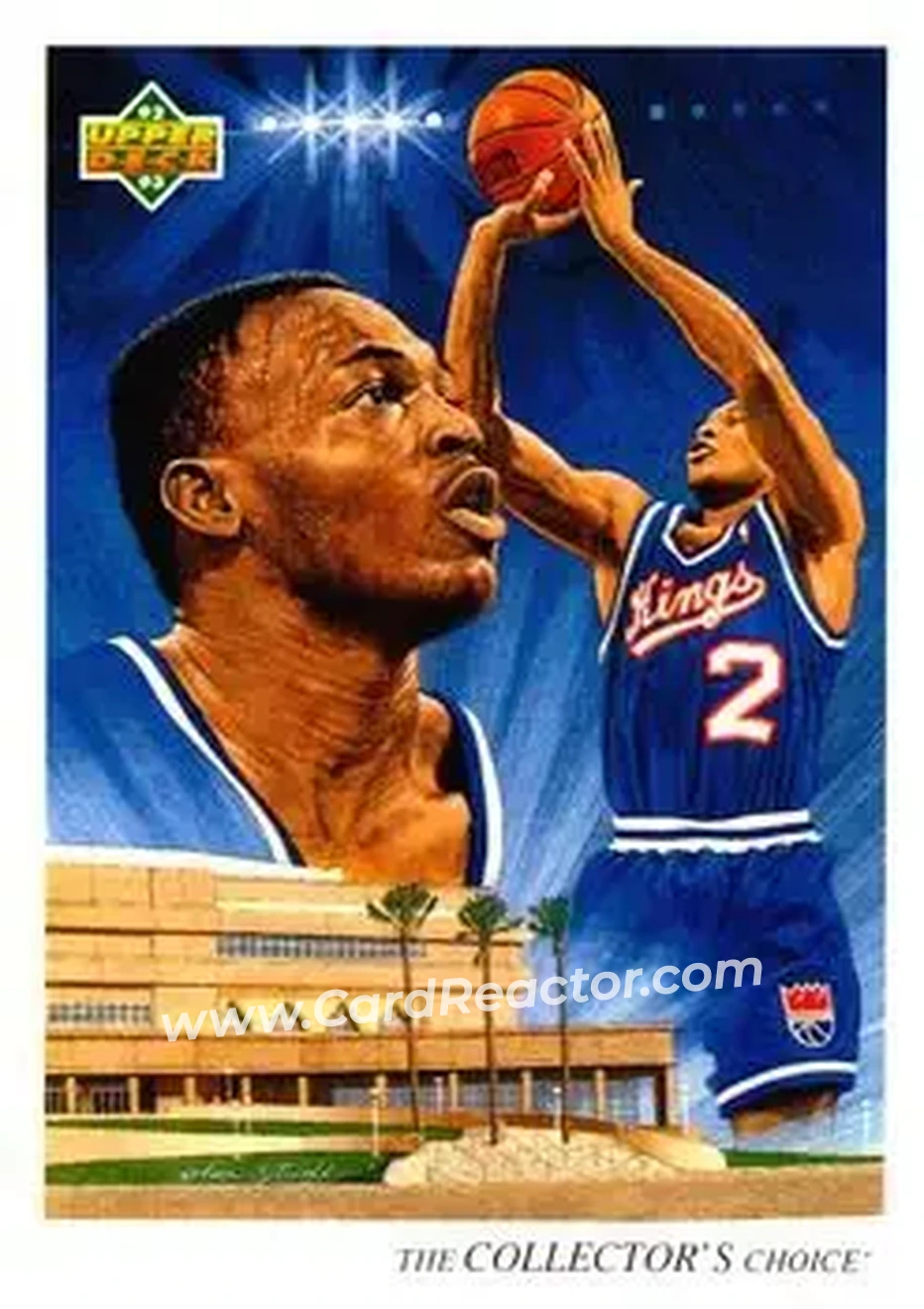 1992-93 Upper Deck #45 - Mitch Richmond - Sacramento Kings - Front