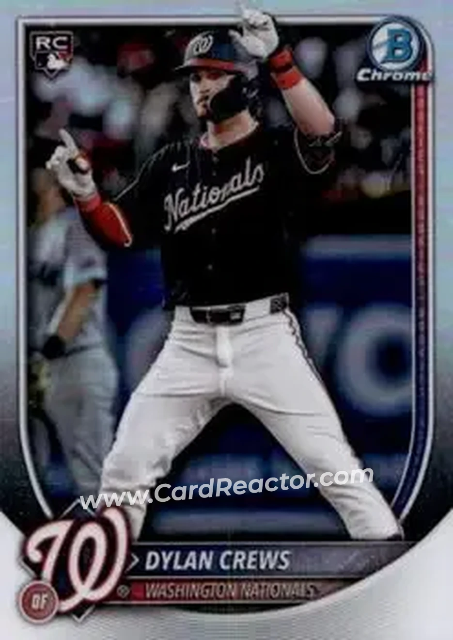 2025 Bowman Chrome #3 - Dylan Crews - Washington Nationals - Front