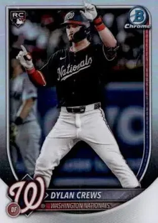 2025 Bowman Chrome #3 - Dylan Crews - Washington Nationals