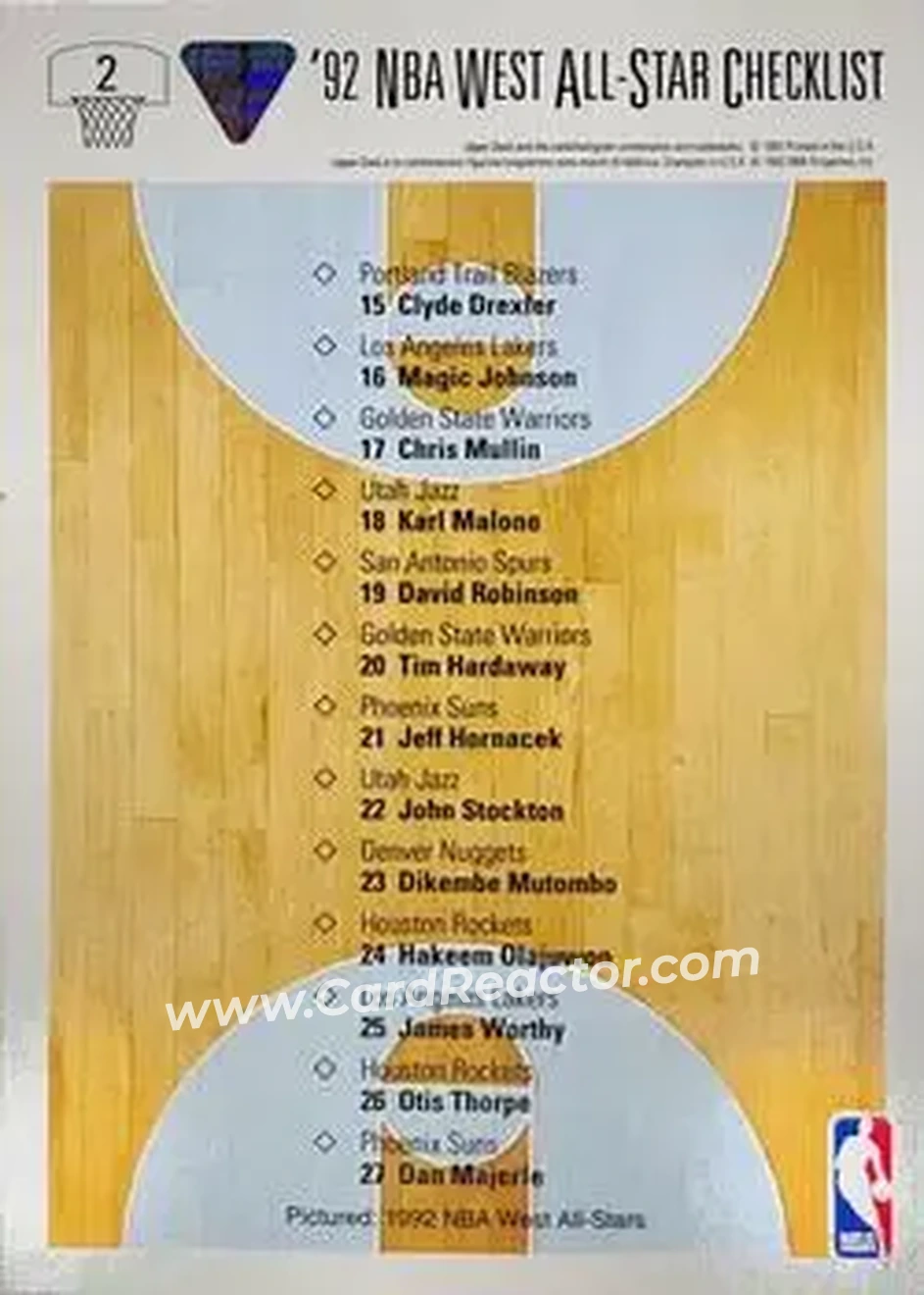 1991-92 Upper Deck Italian #2 - Card #2 - Back
