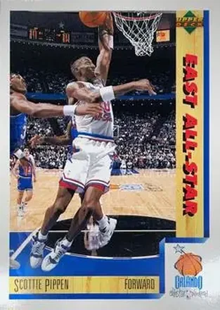 1991-92 Upper Deck Italian #5 - Scottie Pippen - Chicago Bulls 1991-92 Upper Deck Italian #5 - Scottie Pippen - Chicago Bulls