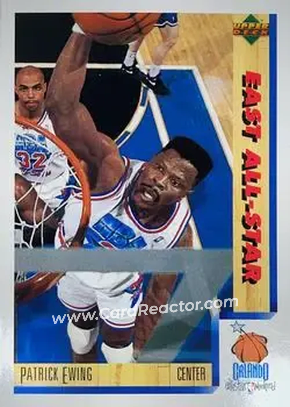 1991-92 Upper Deck Italian #7 - Patrick Ewing - New York Knicks - Front