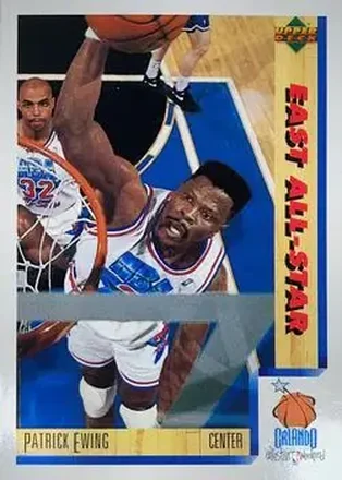 1991-92 Upper Deck Italian #7 - Patrick Ewing - New York Knicks