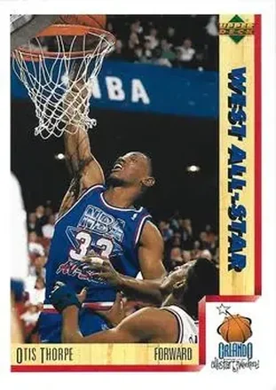 1991-92 Upper Deck Italian #26 - Otis Thorpe - Houston Rockets 1991-92 Upper Deck Italian #26 - Otis Thorpe - Houston Rockets