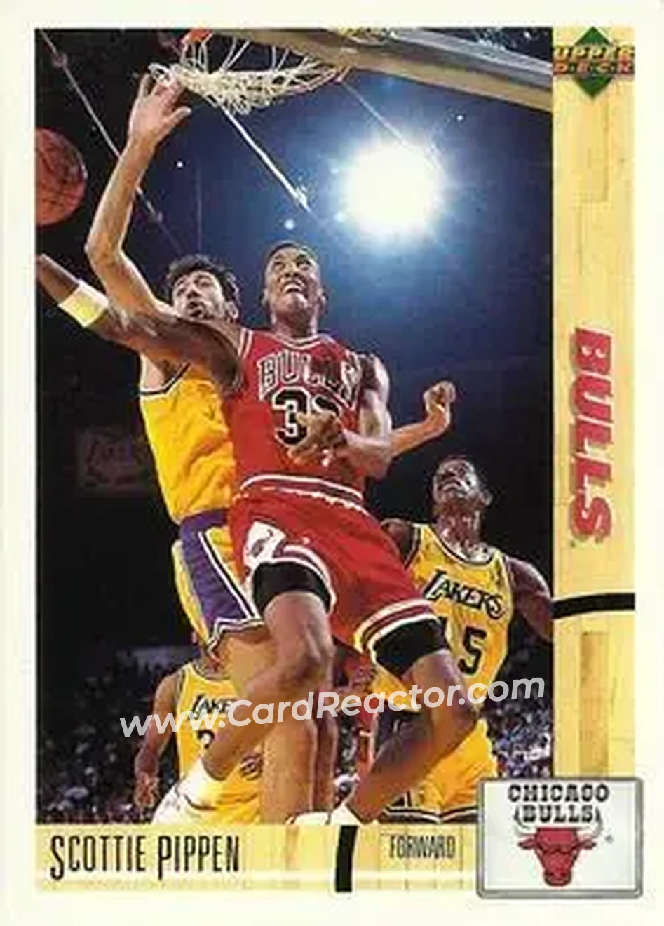 1991-92 Upper Deck Italian #39 - Scottie Pippen - Chicago Bulls - Front