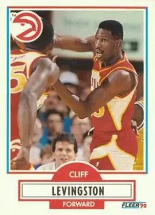 1990-91 Fleer #2 - Cliff Levingston - Atlanta Hawks 1990-91 Fleer #2 - Cliff Levingston - Atlanta Hawks