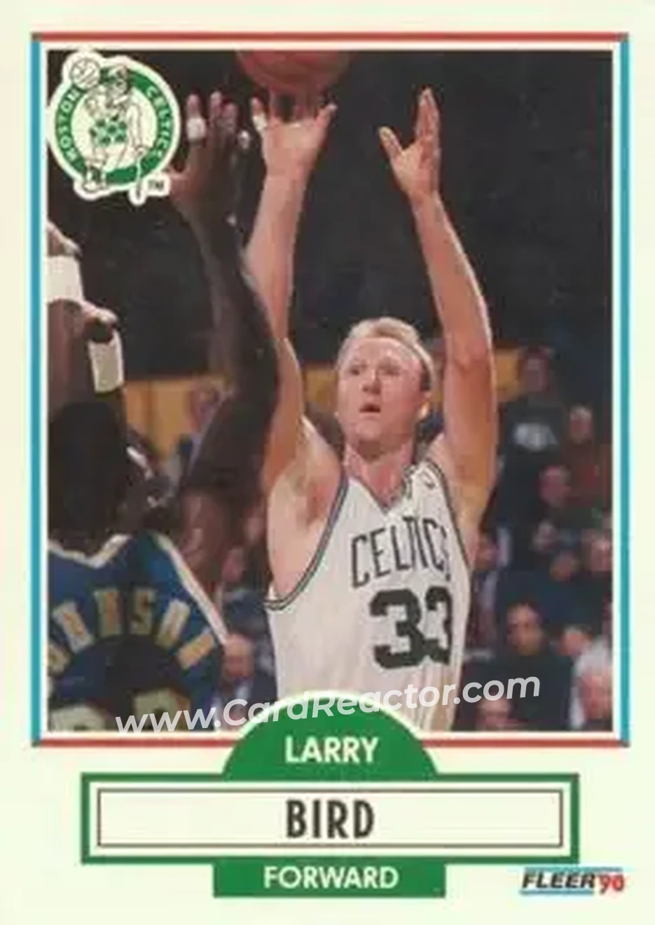 1990-91 Fleer #8 - Larry Bird - Boston Celtics - Front