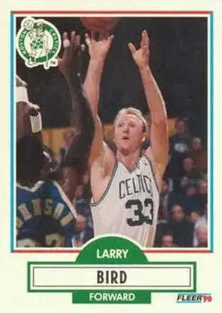 1990-91 Fleer #8 - Larry Bird - Boston Celtics 1990-91 Fleer #8 - Larry Bird - Boston Celtics