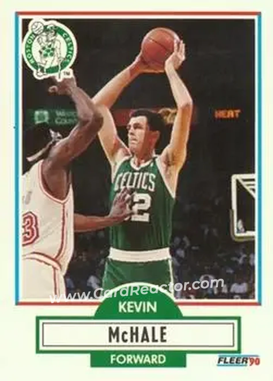 1990-91 Fleer #12 - Kevin McHale - Boston Celtics - Front