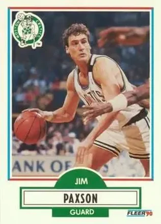 1990-91 Fleer #14 - Jim Paxson - Boston Celtics 1990-91 Fleer #14 - Jim Paxson - Boston Celtics