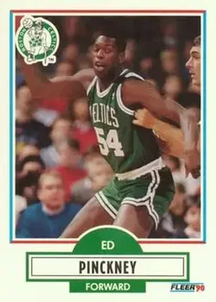 1990-91 Fleer #15 - Ed Pinckney - Boston Celtics 1990-91 Fleer #15 - Ed Pinckney - Boston Celtics