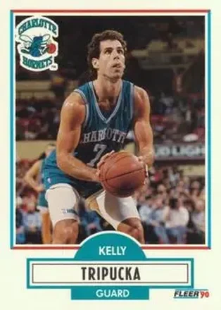 1990-91 Fleer #21 - Kelly Tripucka - Charlotte Hornets 1990-91 Fleer #21 - Kelly Tripucka - Charlotte Hornets