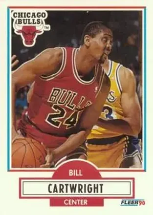 1990-91 Fleer #23 - Bill Cartwright - Chicago Bulls 1990-91 Fleer #23 - Bill Cartwright - Chicago Bulls