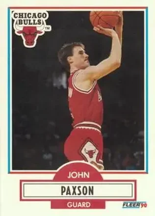 1990-91 Fleer #28 - John Paxson - Chicago Bulls 1990-91 Fleer #28 - John Paxson - Chicago Bulls