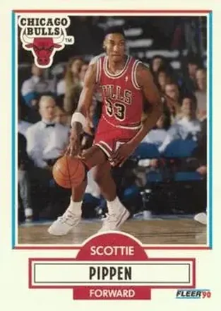1990-91 Fleer #30 - Scottie Pippen - Chicago Bulls 1990-91 Fleer #30 - Scottie Pippen - Chicago Bulls