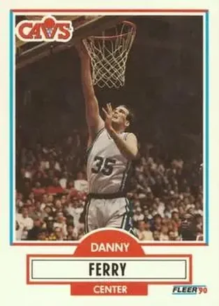 1990-91 Fleer #33 - Danny Ferry - Cleveland Cavaliers