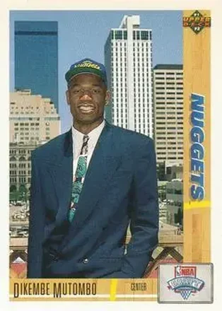 1991-92 Upper Deck #3 - Dikembe Mutombo - Denver Nuggets