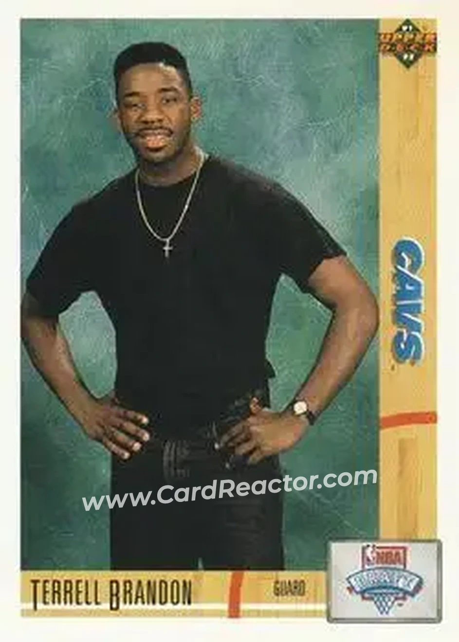 1991-92 Upper Deck #6 - Terrell Brandon - Cleveland Cavaliers - Front