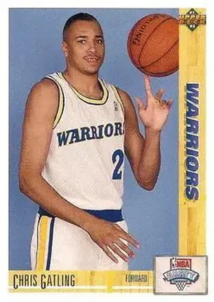 1991-92 Upper Deck #9 - Chris Gatling - Golden State Warriors