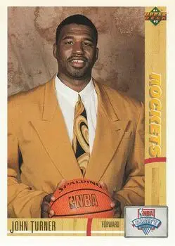 1991-92 Upper Deck #11 - John Turner - Houston Rockets - Front