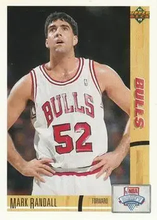 1991-92 Upper Deck #13 - Mark Randall - Chicago Bulls 1991-92 Upper Deck #13 - Mark Randall - Chicago Bulls