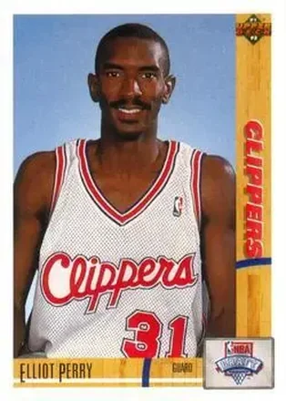 1991-92 Upper Deck #18 - Elliot Perry - Los Angeles Clippers