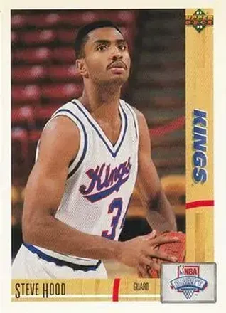 1991-92 Upper Deck #21 - Steve Hood - Sacramento Kings