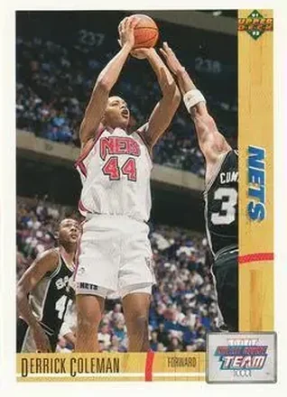1991-92 Upper Deck #35 - Derrick Coleman - New Jersey Nets