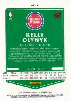 Back of Kelly Olynyk
