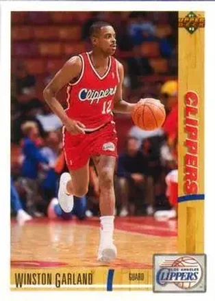1991-92 Upper Deck #40 - Winston Garland - Los Angeles Clippers
