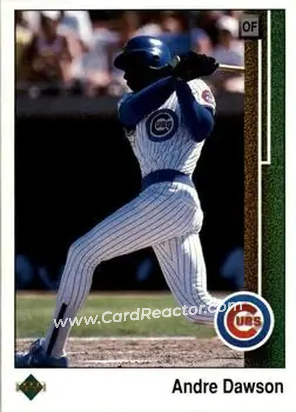 1989 Upper Deck #205 - Andre Dawson - Chicago Cubs - Front