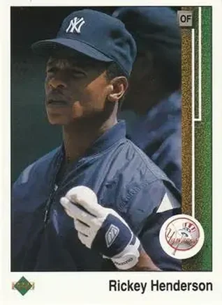 1989 Upper Deck #210 Rickey Henderson