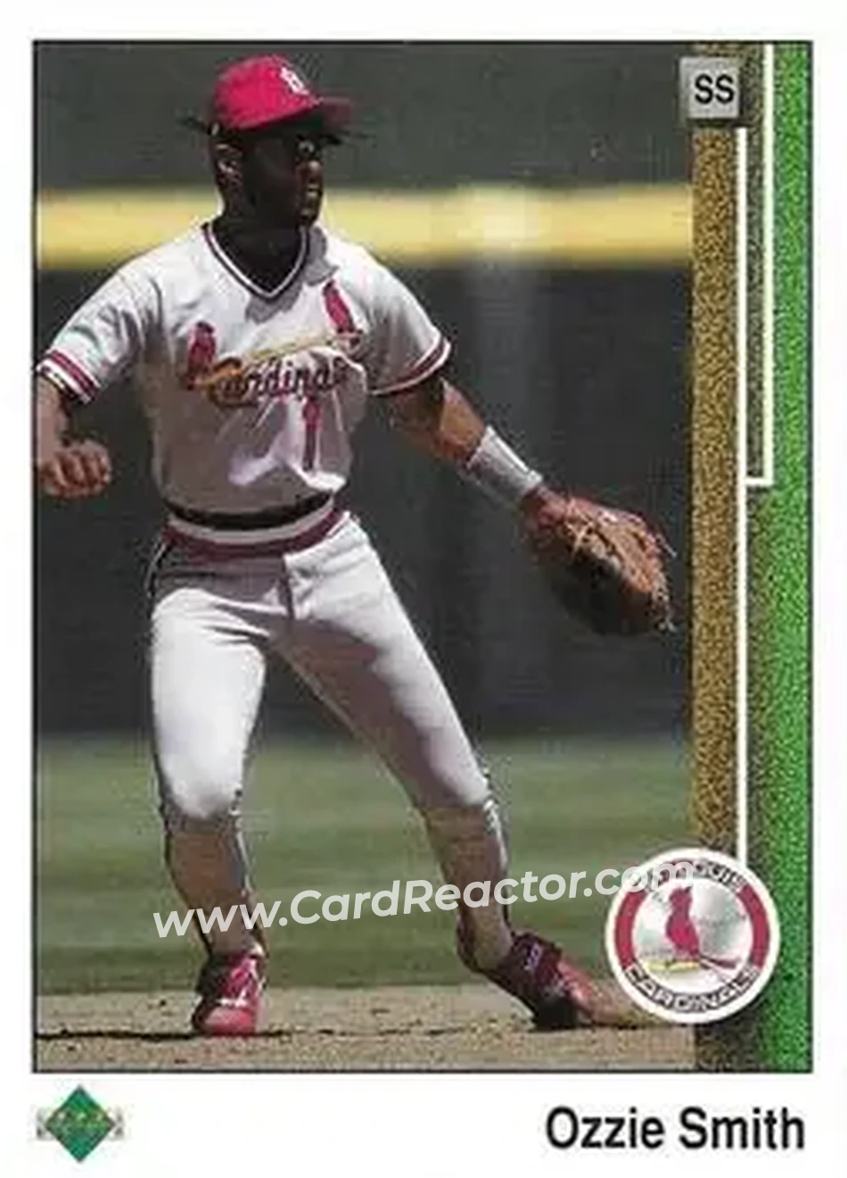 1989 Upper Deck #265 - Ozzie Smith - St. Louis Cardinals - Front