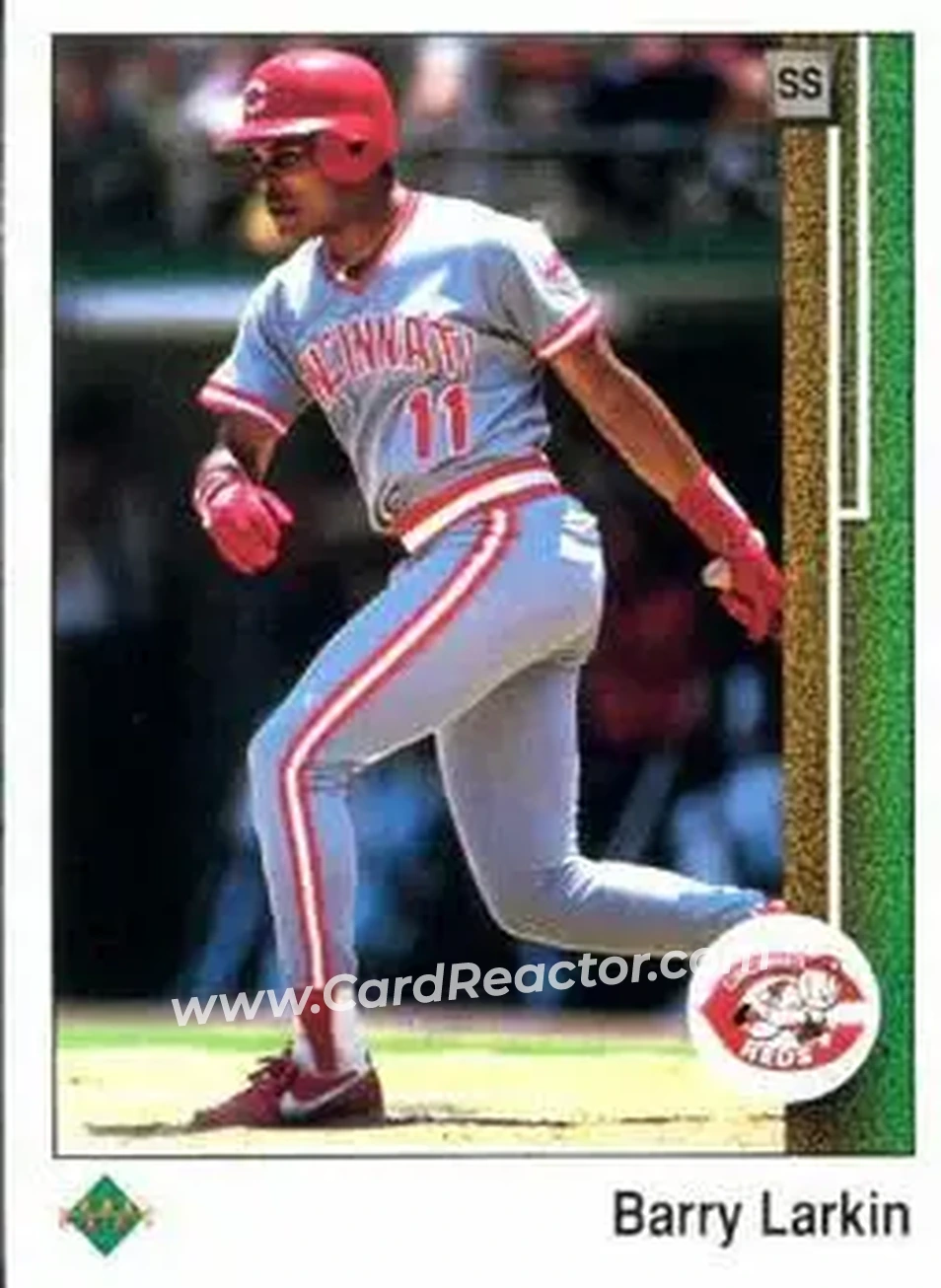 1989 Upper Deck #270 - Barry Larkin - Cincinnati Reds - Front