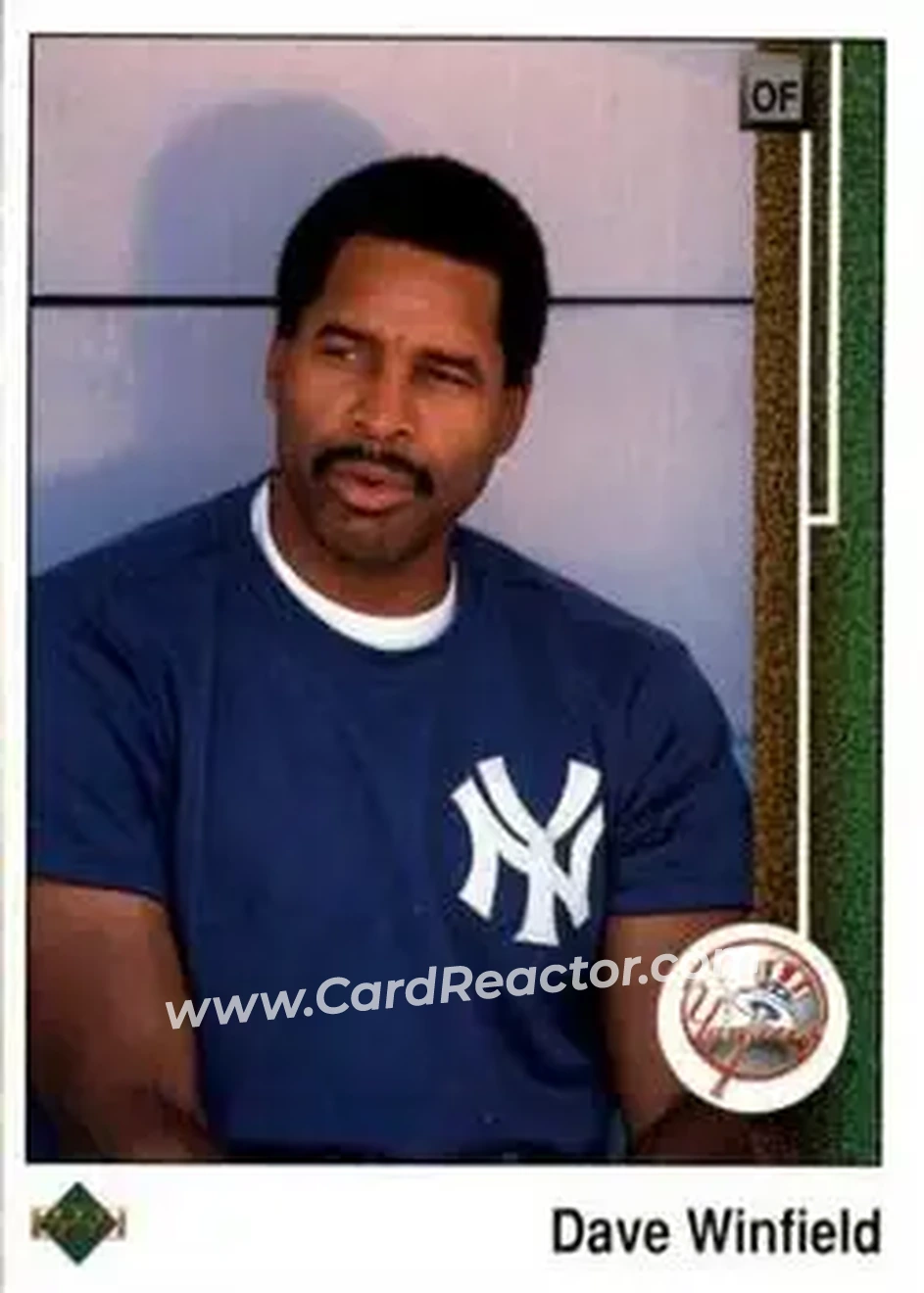 1989 Upper Deck #349 - Dave Winfield - New York Yankees - Front 1989 Upper Deck #349 - Dave Winfield - New York Yankees - Front