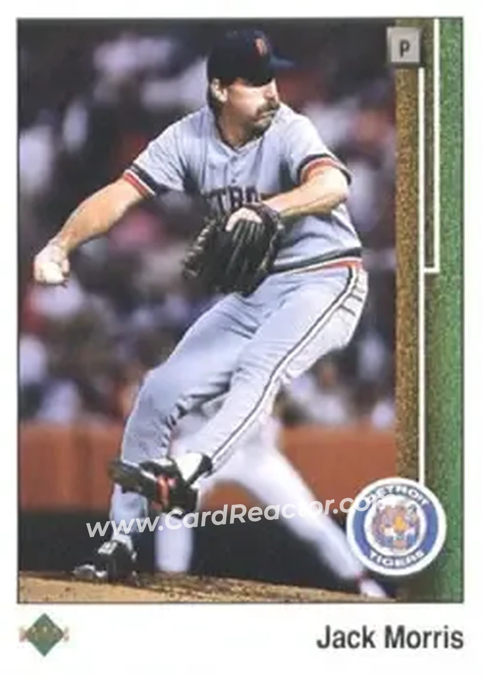 1989 Upper Deck #352 - Jack Morris - Detroit Tigers - Front 1989 Upper Deck #352 - Jack Morris - Detroit Tigers - Front