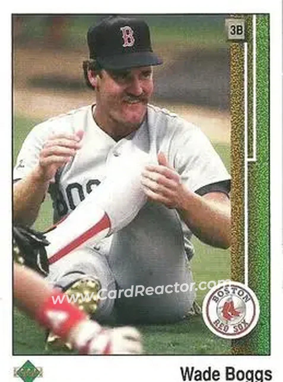 1989 Upper Deck #389 - Wade Boggs - Boston Red Sox - Front