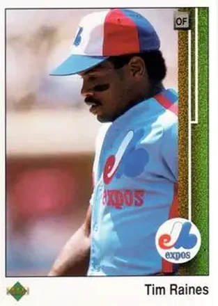 1989 Upper Deck #402 - Tim Raines - Montreal Expos