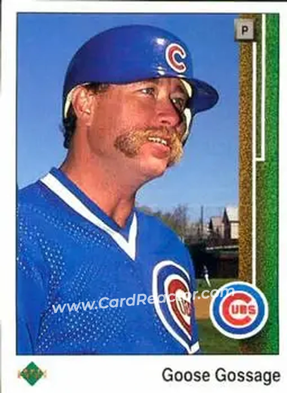 1989 Upper Deck #452 - Rich Gossage - Chicago Cubs - Front 1989 Upper Deck #452 - Rich Gossage - Chicago Cubs - Front