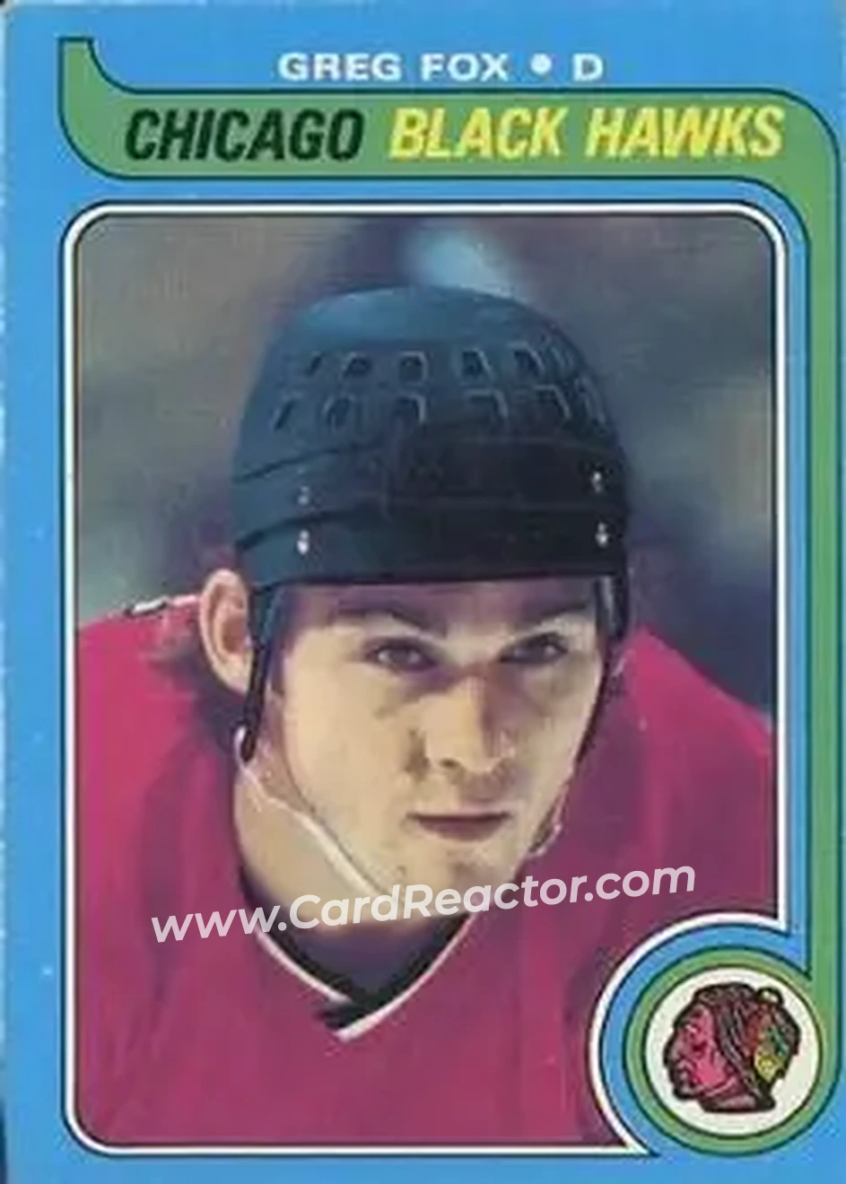 1979-80 O-Pee-Chee #116 - Greg Fox - Chicago Blackhawks - Front