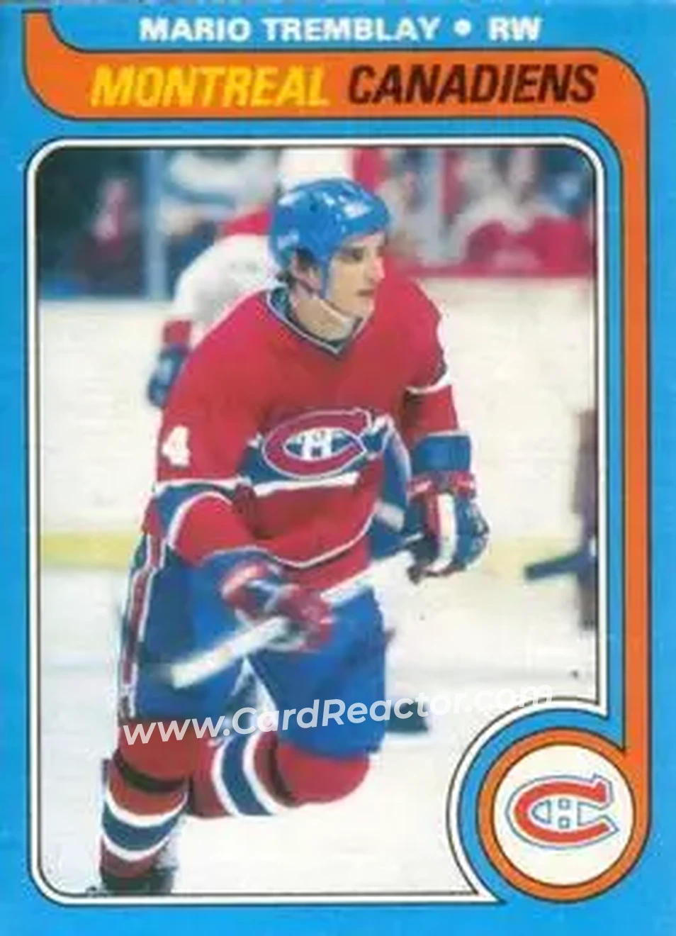 1979-80 O-Pee-Chee #123 - Mario Tremblay - Montreal Canadiens - Front