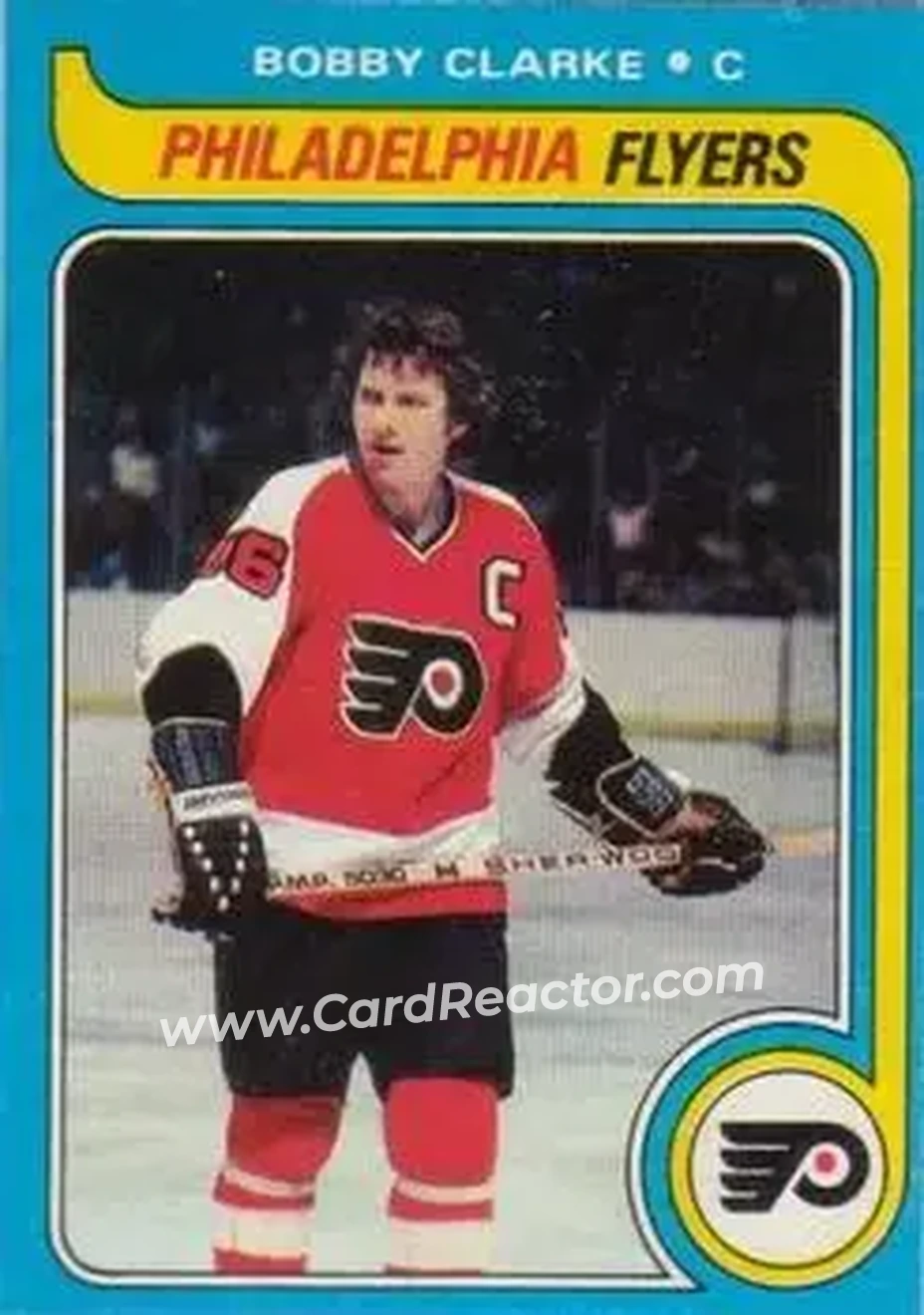 1979-80 O-Pee-Chee #125 - Bob Clarke - Philadelphia Flyers - Front