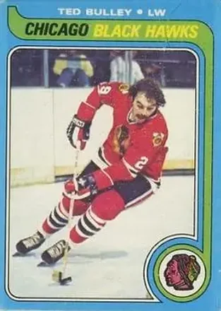 1979-80 O-Pee-Chee #128 - Ted Bulley - Chicago Blackhawks