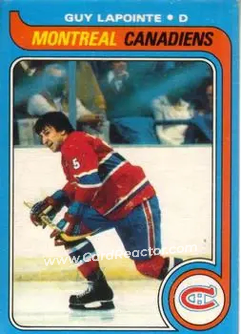 1979-80 O-Pee-Chee #135 - Guy Lapointe - Montreal Canadiens - Front 1979-80 O-Pee-Chee #135 - Guy Lapointe - Montreal Canadiens - Front