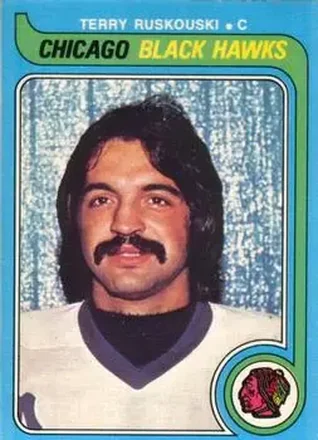 1979-80 O-Pee-Chee #141 - Terry Ruskowski - Chicago Blackhawks