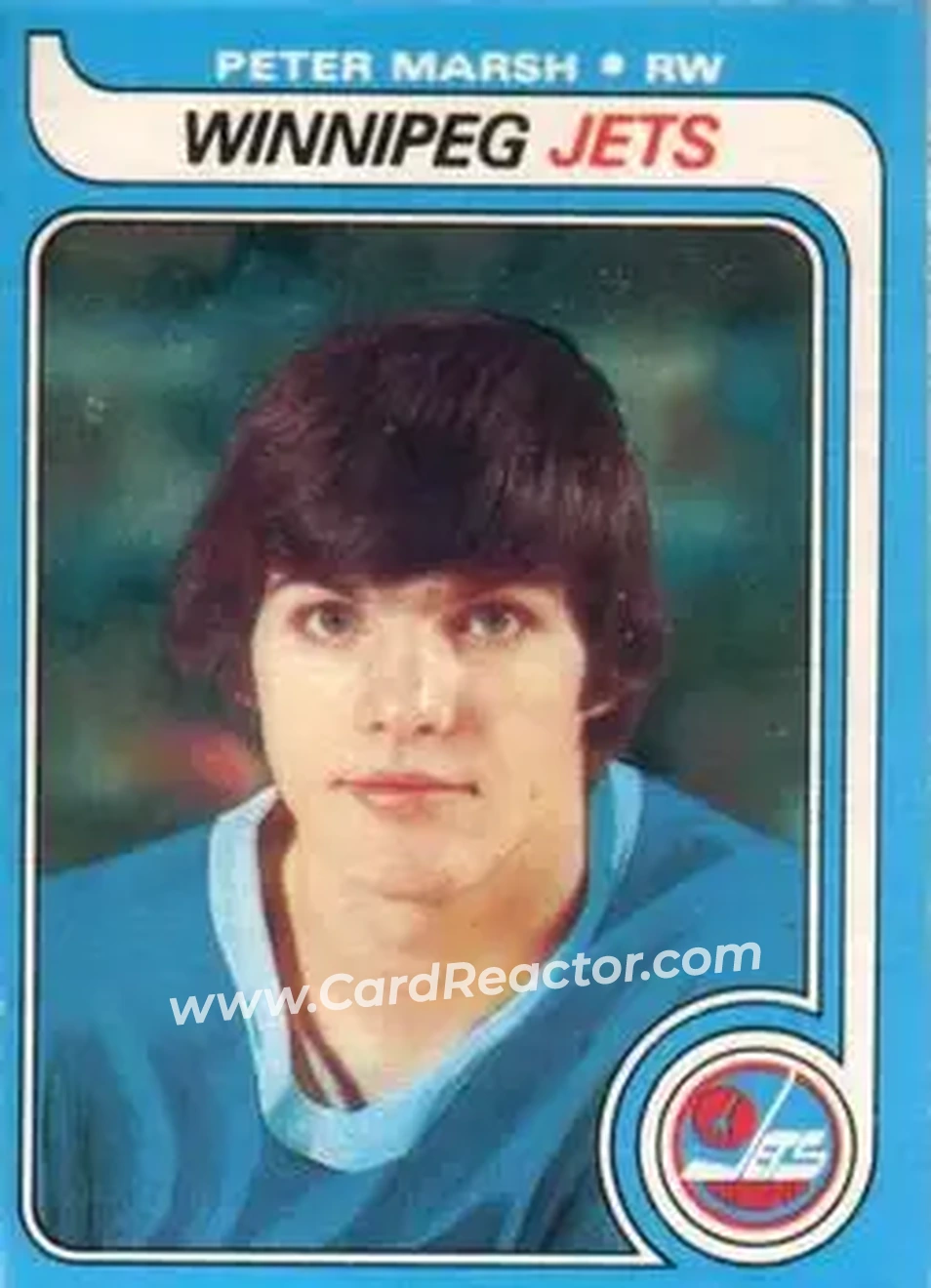 1979-80 O-Pee-Chee #147 - Peter Marsh - Winnipeg Jets - Front 1979-80 O-Pee-Chee #147 - Peter Marsh - Winnipeg Jets - Front