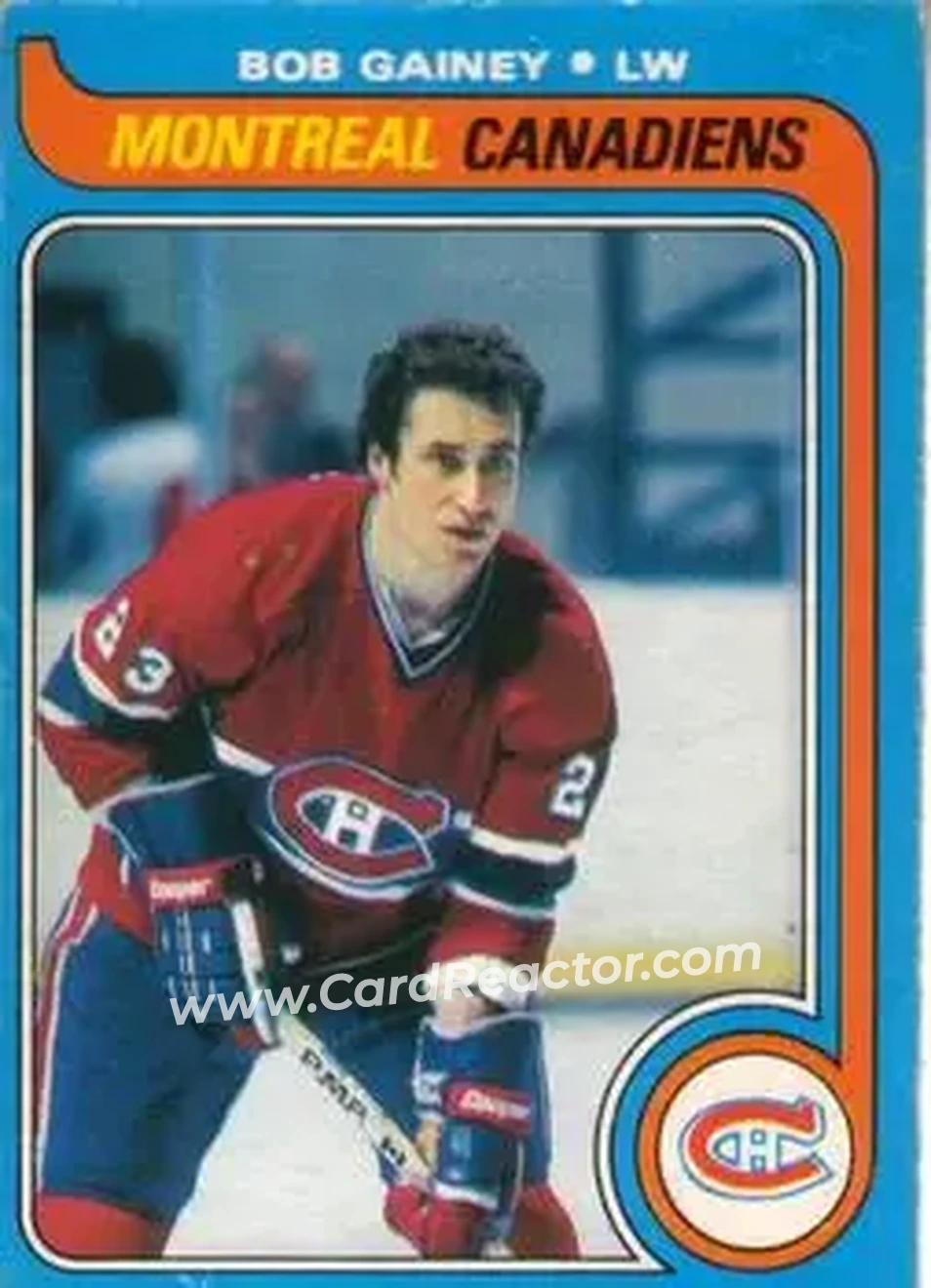 1979-80 O-Pee-Chee #170 - Bob Gainey - Montreal Canadiens - Front
