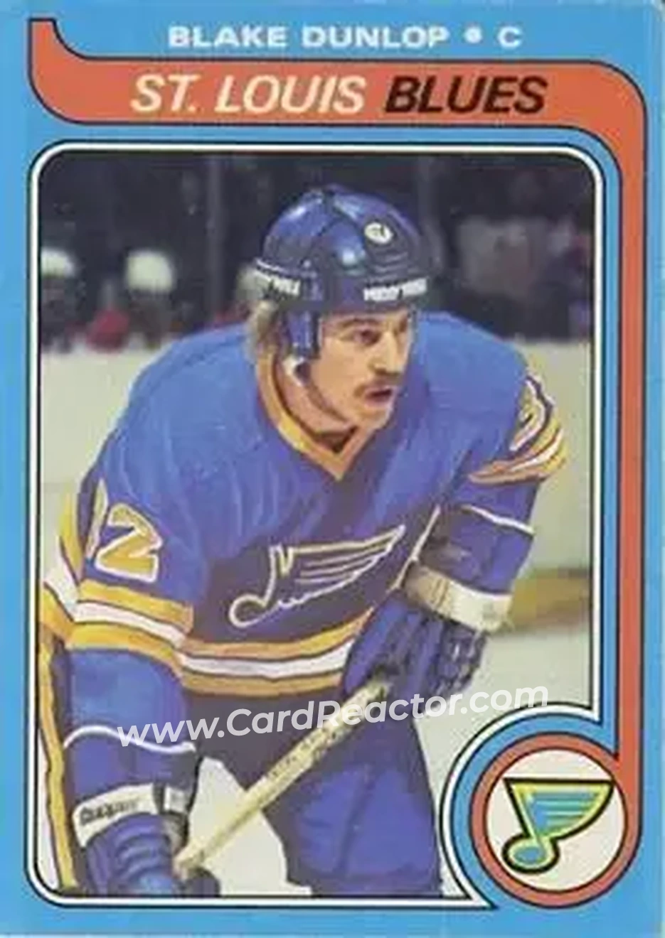 1979-80 O-Pee-Chee #174 - Blake Dunlop - St. Louis Blues - Front