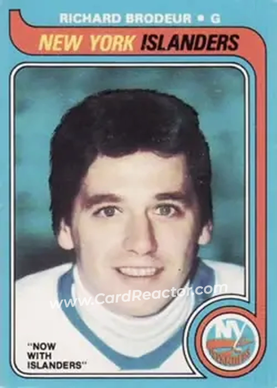 1979-80 O-Pee-Chee #176 - Richard Brodeur - New York Islanders - Front