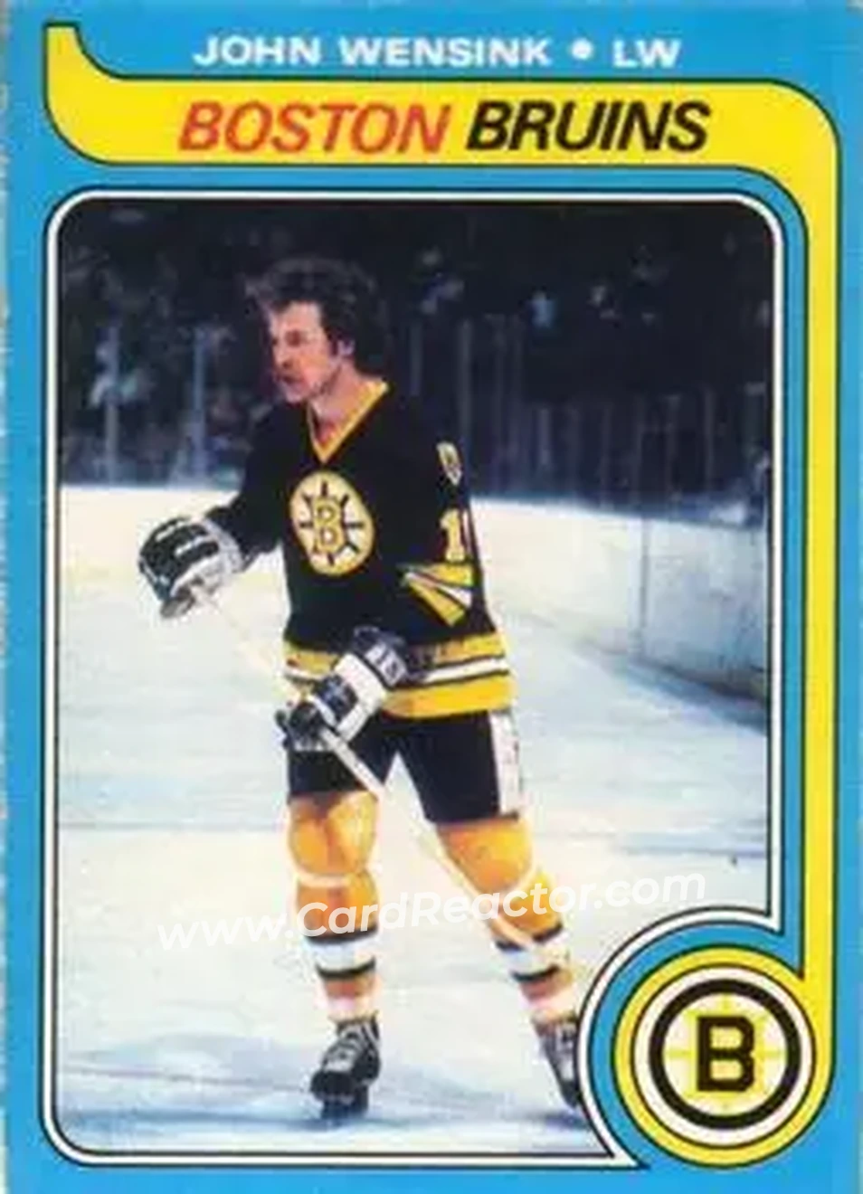 1979-80 O-Pee-Chee #182 - John Wensink - Boston Bruins - Front